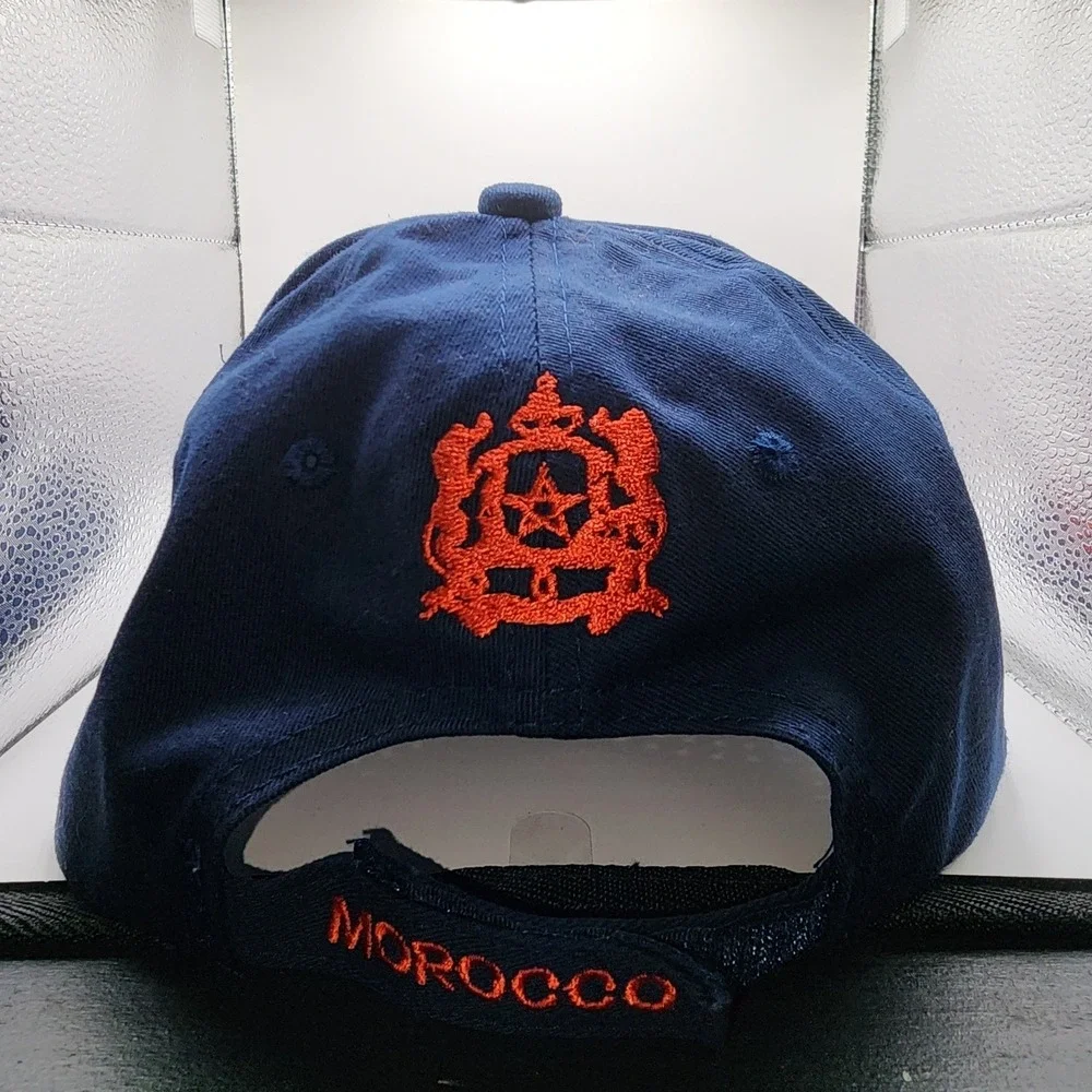Alibaba‎ Morocco Souvenir Baseball Cap Navy Blue Red Camel Embroidered Hat